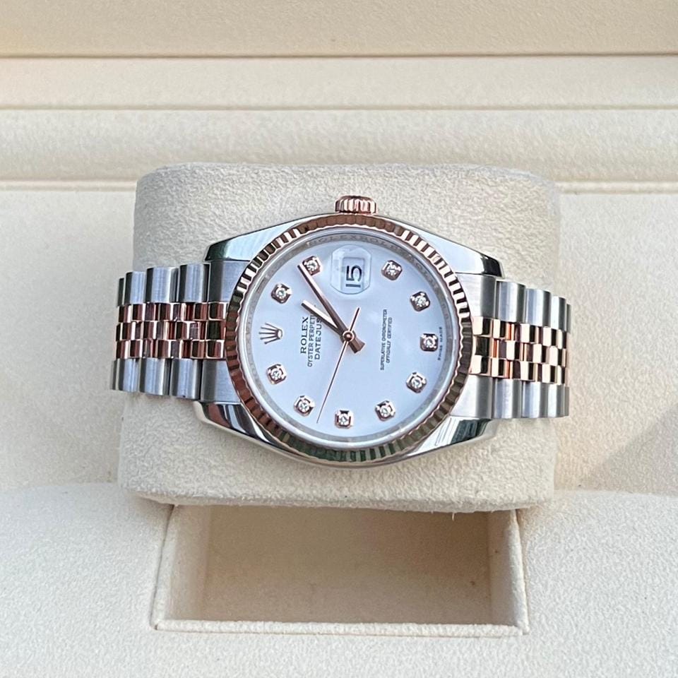 Rolex | Datejust | 116231 | Gold/Steel | 36 mm | Gold/Steel | White | Automatic