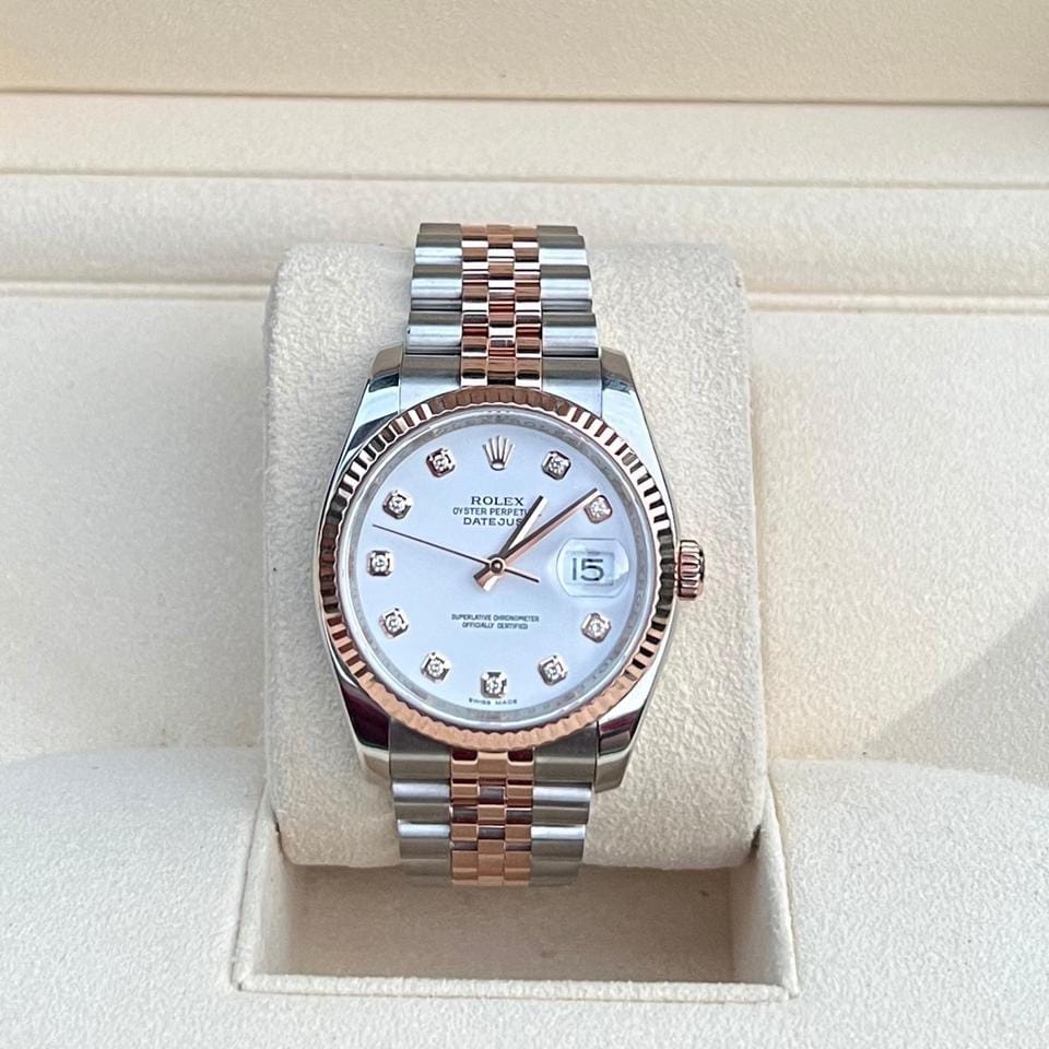 Rolex | Datejust | 116231 | Gold/Steel | 36 mm | Gold/Steel | White | Automatic