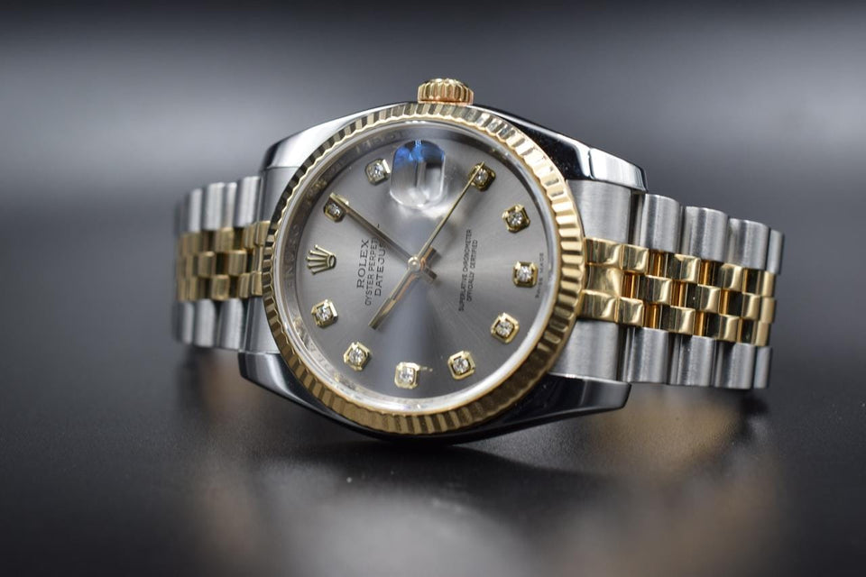 Rolex | Datejust | 116233 | Gold/Steel | 36 mm | Gold/Steel | Silver | Automatic