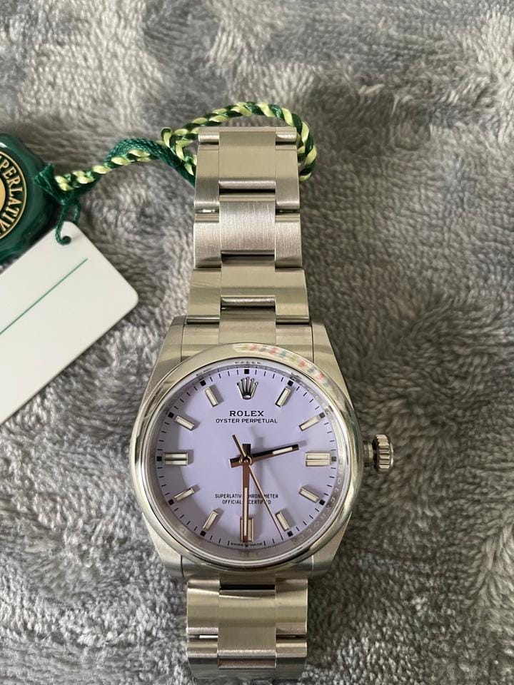 Rolex | Oyster Perpetual | Rolex Oyster Perpetual 36 126000 | Steel | 36 mm | Steel | Purple | Automatic