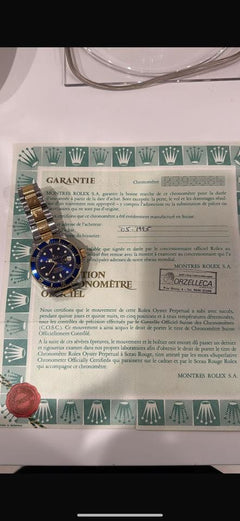 Rolex | Submariner | 16613 | Steel | 40 mm | Gold/Steel | Blue | Automatic