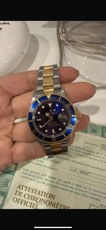 Rolex | Submariner | 16613 | Steel | 40 mm | Gold/Steel | Blue | Automatic