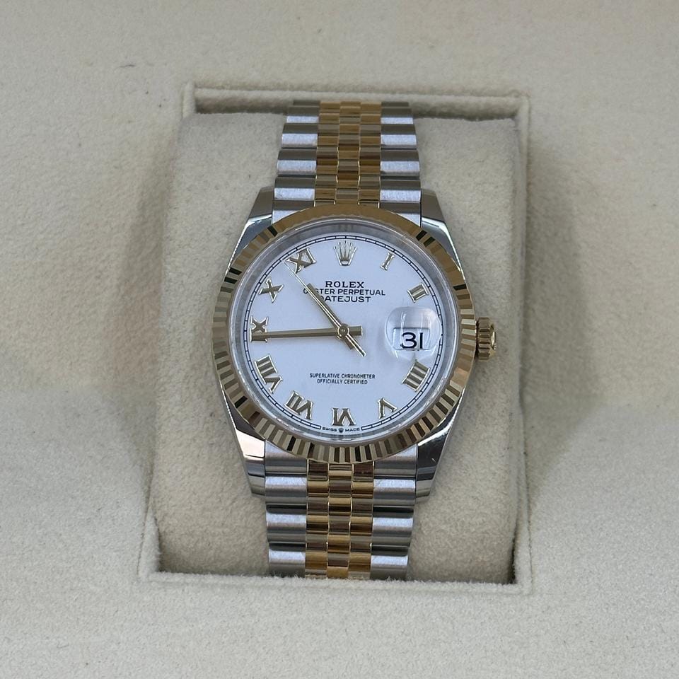 Rolex | Datejust | 126233 | Steel | 36 mm | Gold/Steel | White | Automatic