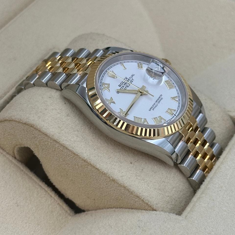 Rolex | Datejust | 126233 | Steel | 36 mm | Gold/Steel | White | Automatic