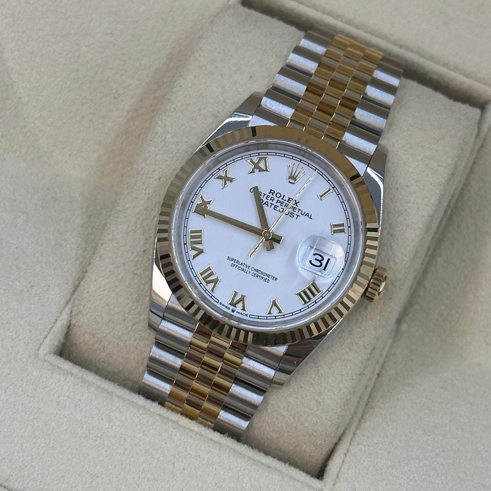 Rolex | Datejust | 126233 | Steel | 36 mm | Gold/Steel | White | Automatic