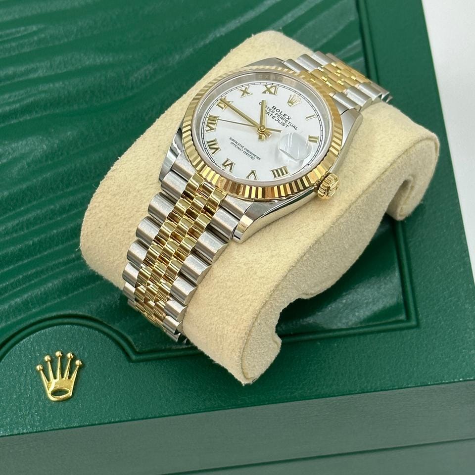 Rolex | Datejust | 126233 | Steel | 36 mm | Gold/Steel | White | Automatic