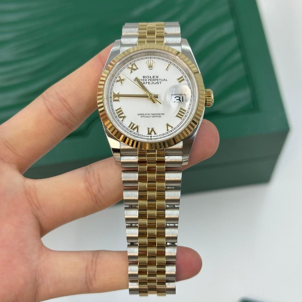Rolex | Datejust | 126233 | Steel | 36 mm | Gold/Steel | White | Automatic