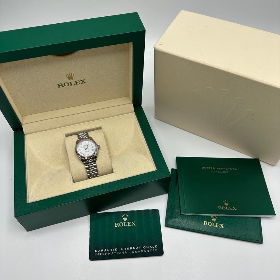 Rolex | Datejust | 279174 WHITE ROMAN JUB | Steel | 28 mm | Steel | White | Automatic