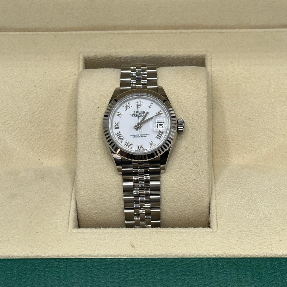 Rolex | Datejust | 279174 WHITE ROMAN JUB | Steel | 28 mm | Steel | White | Automatic