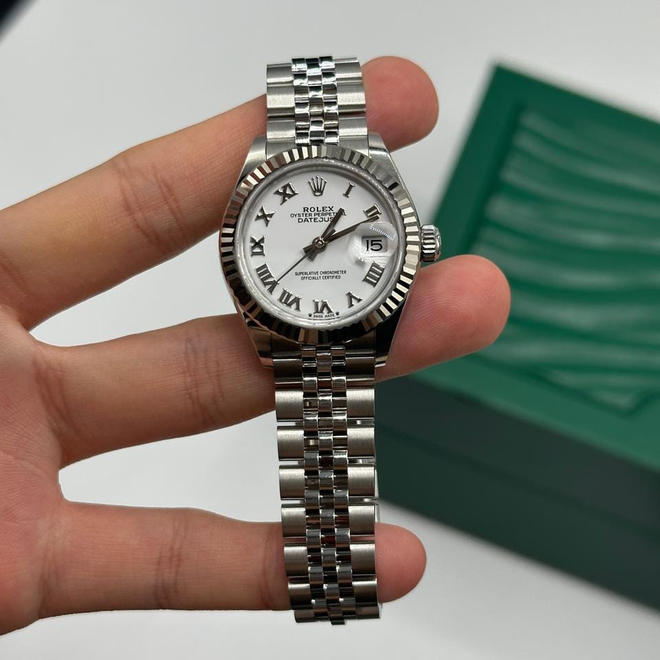 Rolex | Datejust | 279174 WHITE ROMAN JUB | Steel | 28 mm | Steel | White | Automatic