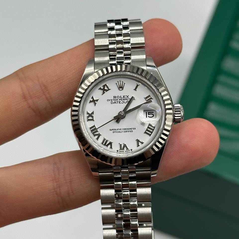 Rolex | Datejust | 279174 WHITE ROMAN JUB | Steel | 28 mm | Steel | White | Automatic