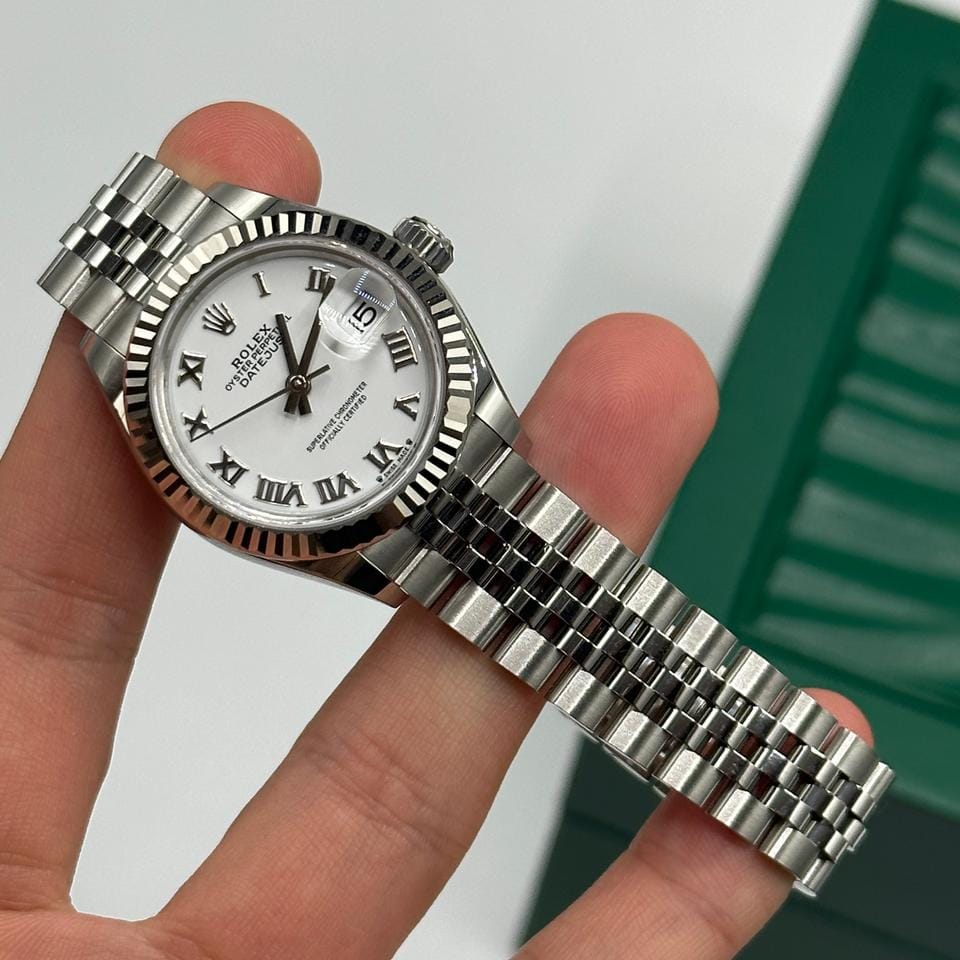 Rolex | Datejust | 279174 WHITE ROMAN JUB | Steel | 28 mm | Steel | White | Automatic