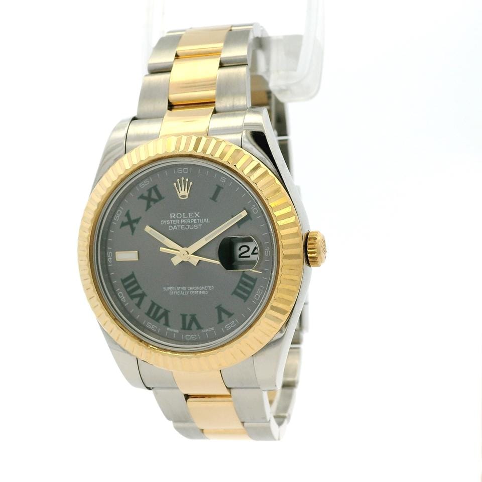 Rolex | Datejust | 116333 | Gold/Steel | 41 mm | Gold/Steel | Grey | Automatic