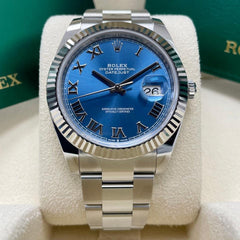 Rolex | Datejust | 126334 | Gold/Steel | 41 mm | Steel | Blue | Automatic