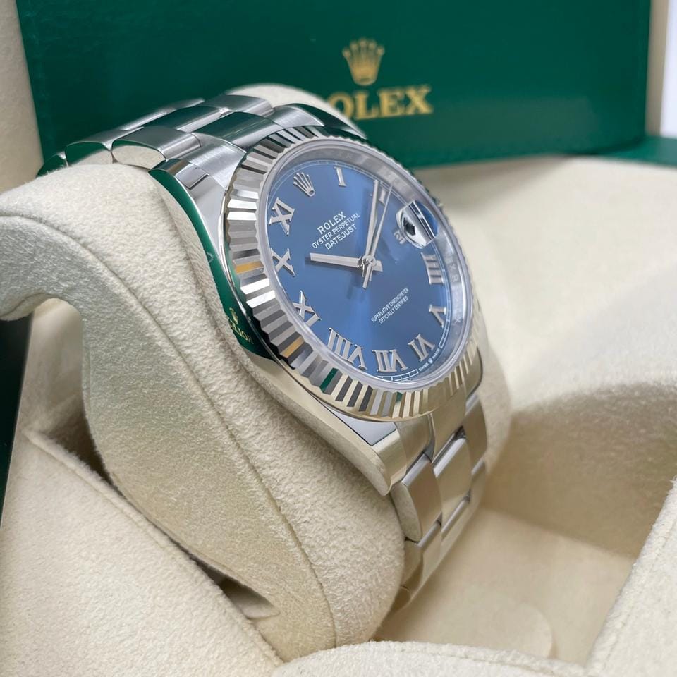 Rolex | Datejust | 126334 | Gold/Steel | 41 mm | Steel | Blue | Automatic