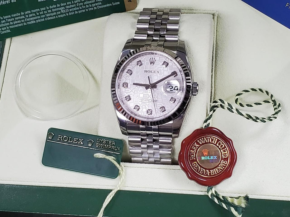 Rolex | Datejust | 116234 | Steel | 36 mm | Steel | Mother of pearl | Automatic