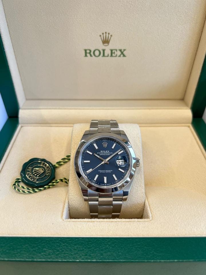 Rolex | Datejust | 126300 blue | Steel | Steel | Blue | Automatic