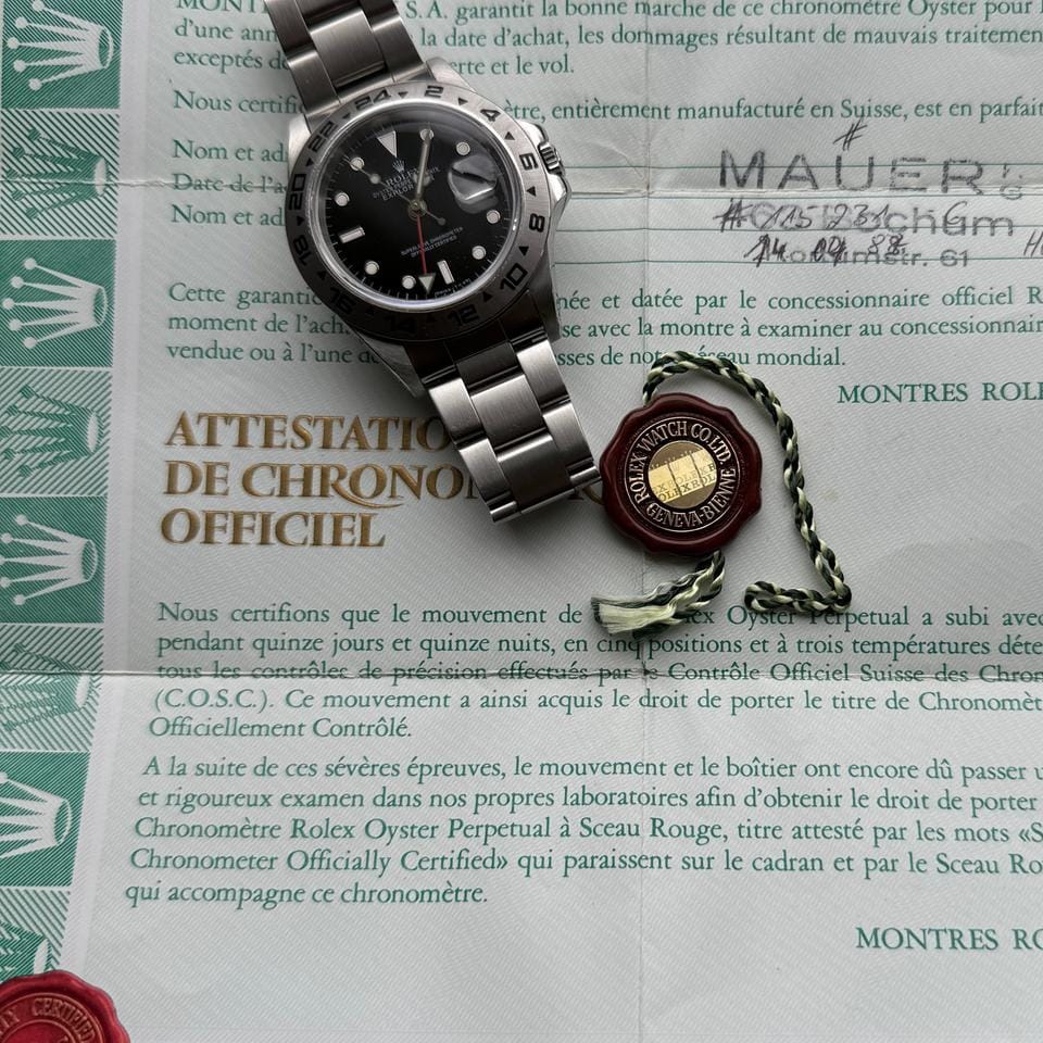Rolex | Explorer II | 16550 | Steel | 40 mm | Steel | Black | Automatic