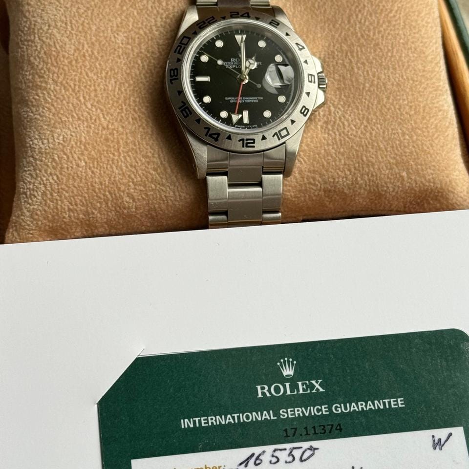 Rolex | Explorer II | 16550 | Steel | 40 mm | Steel | Black | Automatic
