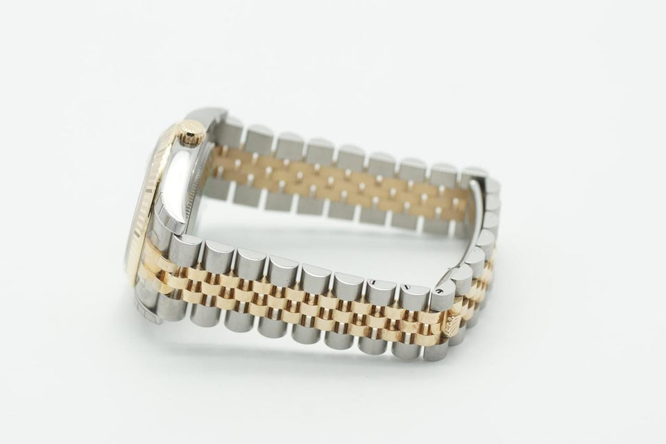 Rolex | Datejust | 116233 | Yellow gold | 36 mm | Gold/Steel | Grey | Automatic