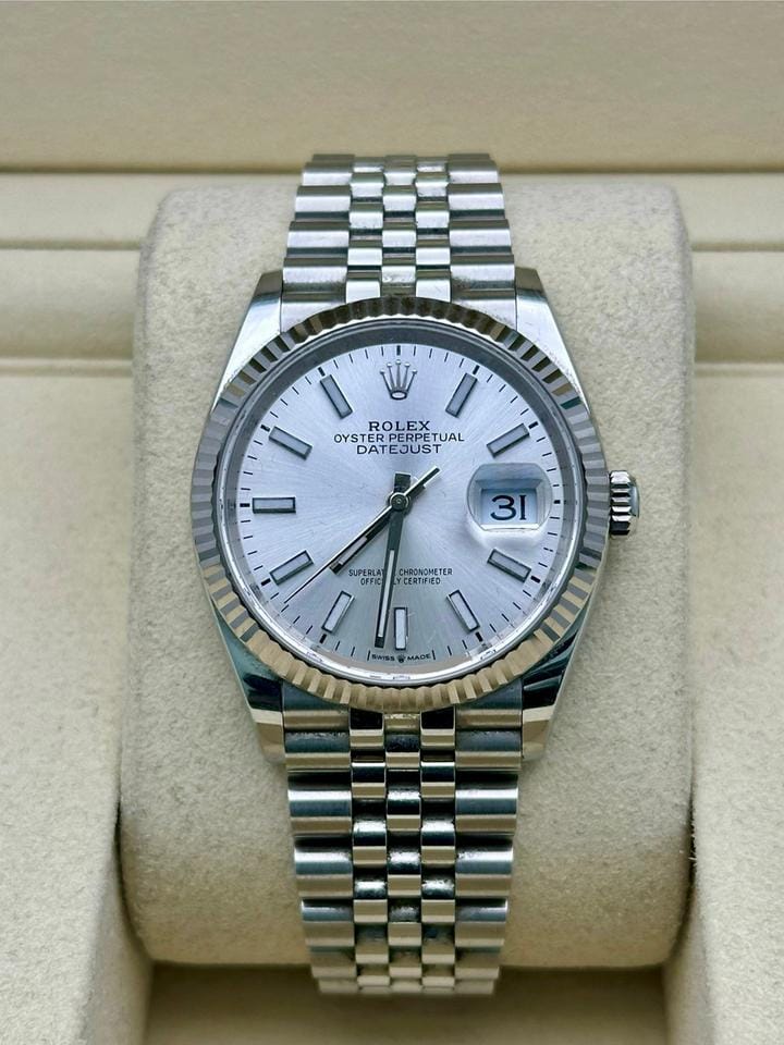 Rolex | Datejust | 126234 | Steel | 36 mm | Steel | Silver (solid) | Automatic