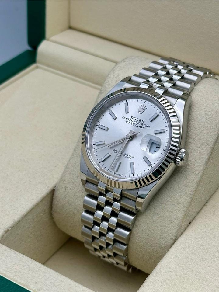 Rolex | Datejust | 126234 | Steel | 36 mm | Steel | Silver (solid) | Automatic