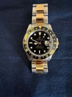 Rolex | GMT-Master II | 16713LN | Gold/Steel | 40 mm | Gold/Steel | Black | Automatic
