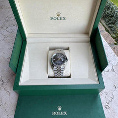 Rolex | Datejust | 126234 | White gold | 36 mm | White gold | Grey | Automatic