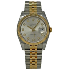 Rolex | Datejust | 116233 | Steel | 36 mm | Gold/Steel | Silver | Automatic