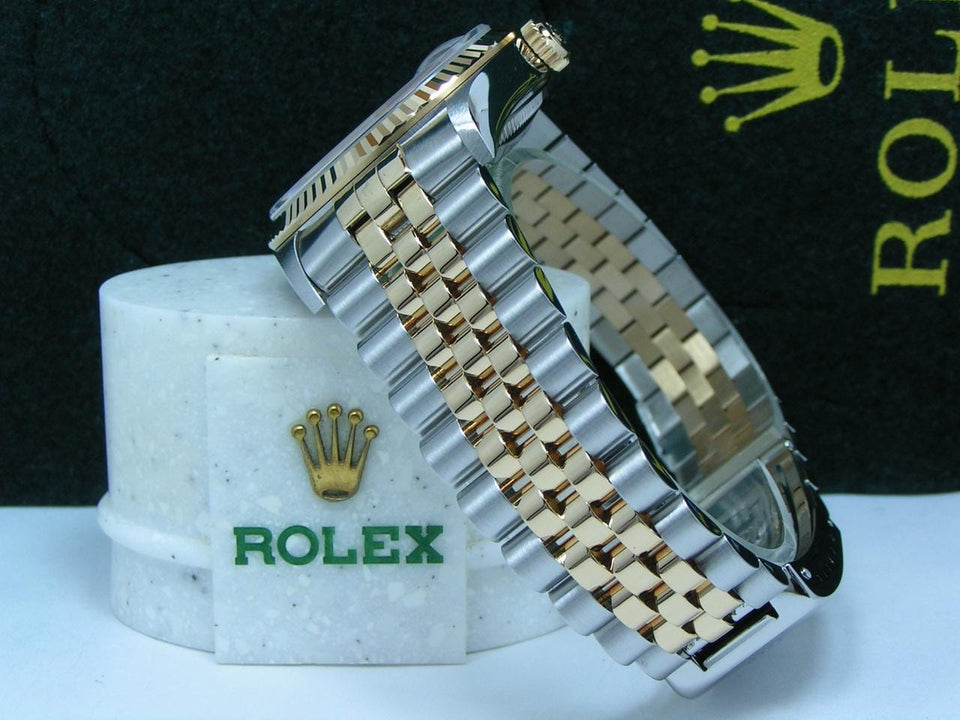 Rolex | Datejust | 16233 | Gold/Steel | 36 mm | Gold/Steel | Black | Automatic