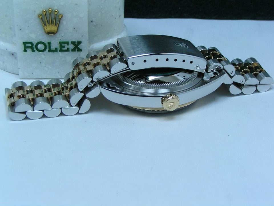 Rolex | Datejust | 16233 | Gold/Steel | 36 mm | Gold/Steel | Black | Automatic