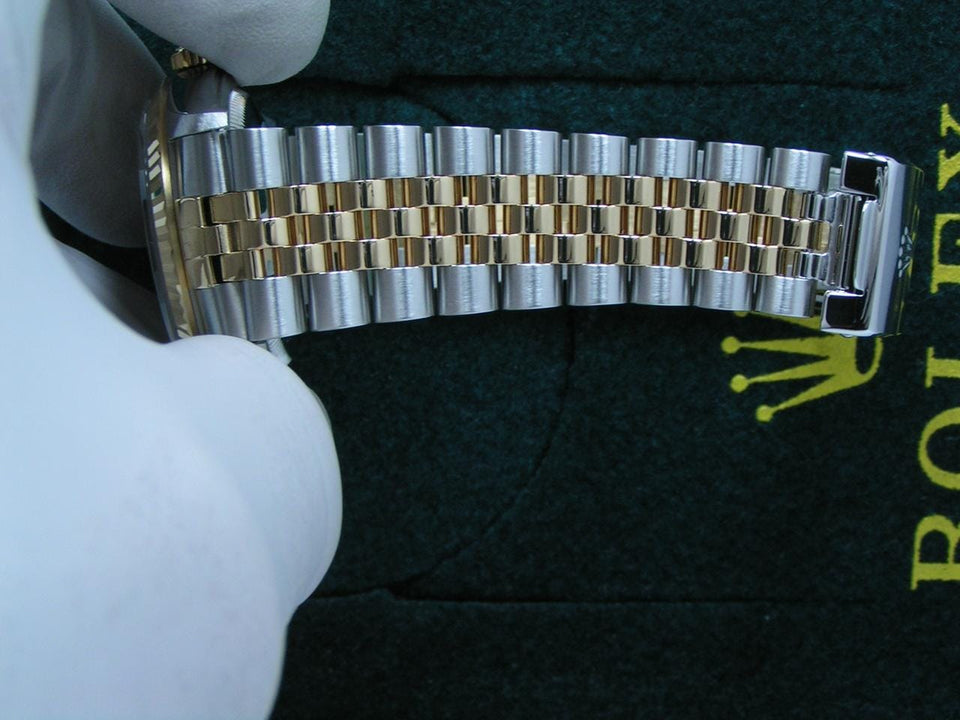 Rolex | Datejust | 16233 | Gold/Steel | 36 mm | Gold/Steel | Black | Automatic