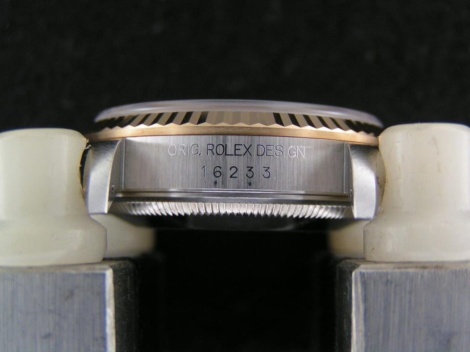 Rolex | Datejust | 16233 | Gold/Steel | 36 mm | Gold/Steel | Black | Automatic