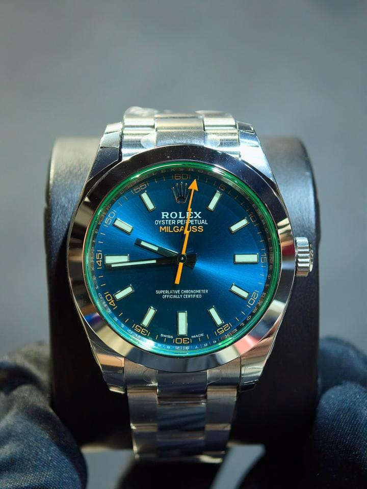 Rolex | Milgauss | 116400 | Steel | 40 mm | Steel | Blue | Automatic