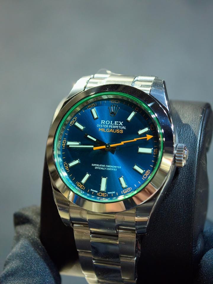 Rolex | Milgauss | 116400 | Steel | 40 mm | Steel | Blue | Automatic