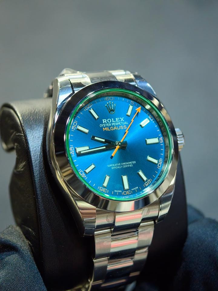 Rolex | Milgauss | 116400 | Steel | 40 mm | Steel | Blue | Automatic
