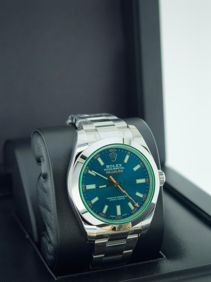 Rolex | Milgauss | 116400 | Steel | 40 mm | Steel | Blue | Automatic