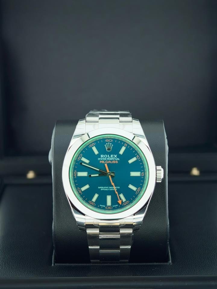 Rolex | Milgauss | 116400 | Steel | 40 mm | Steel | Blue | Automatic