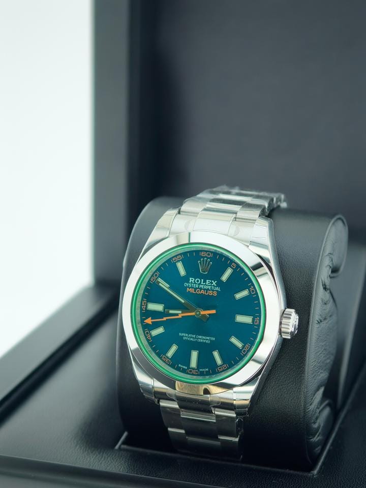 Rolex | Milgauss | 116400 | Steel | 40 mm | Steel | Blue | Automatic