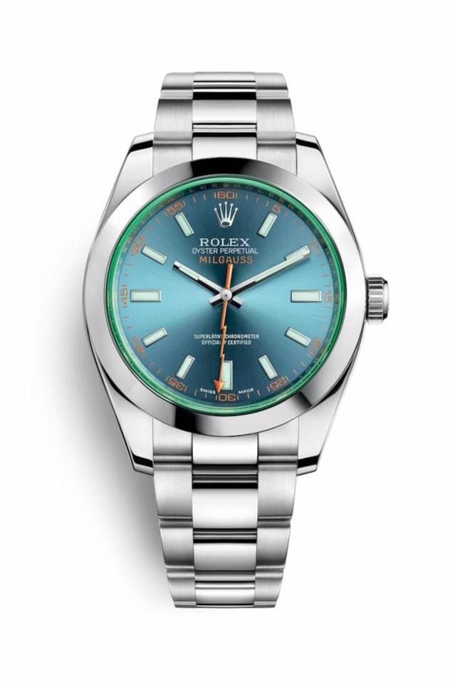 Rolex | Milgauss | 116400 | Steel | 40 mm | Steel | Blue | Automatic