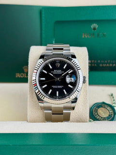 Rolex | Datejust | 126334 | Gold/Steel | 41 mm | Steel | Black | Automatic