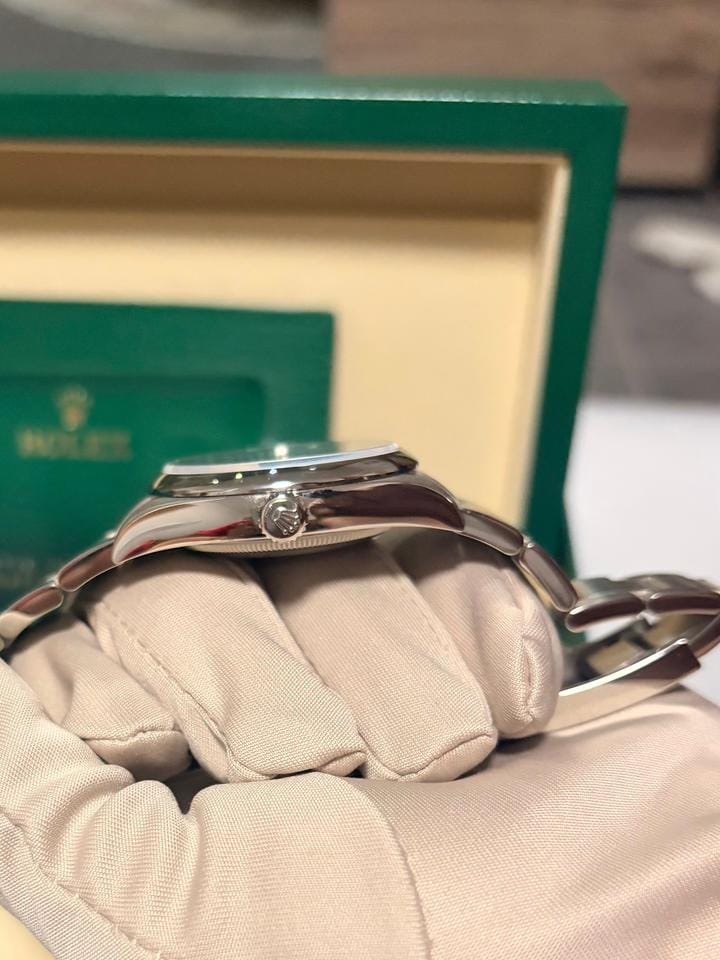Rolex | Oyster Perpetual | 12400 | Steel | 36 mm | Steel | Turquoise | Automatic