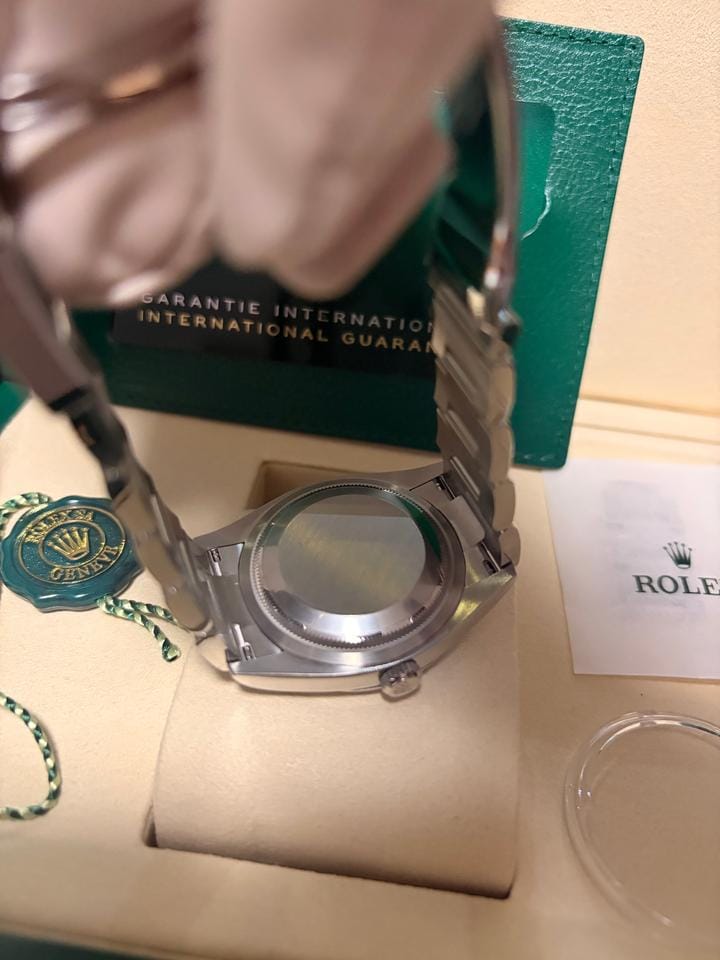 Rolex | Oyster Perpetual | 12400 | Steel | 36 mm | Steel | Turquoise | Automatic