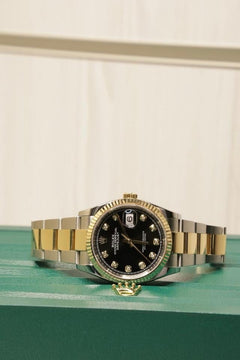 Rolex | Datejust | 126233 | Gold/Steel | 36 mm | Gold/Steel | Black | Automatic