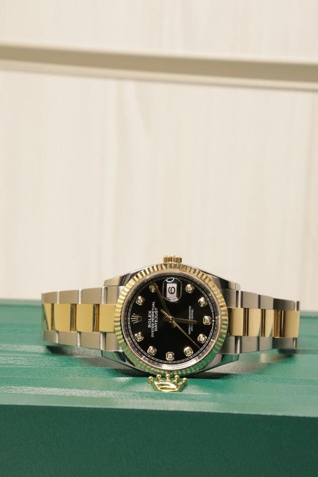 Rolex | Datejust | 126233 | Gold/Steel | 36 mm | Gold/Steel | Black | Automatic