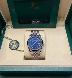 Rolex | Datejust | 126234 2026 New Unworn | Gold/Steel | 36 mm | Steel | Blue | Automatic