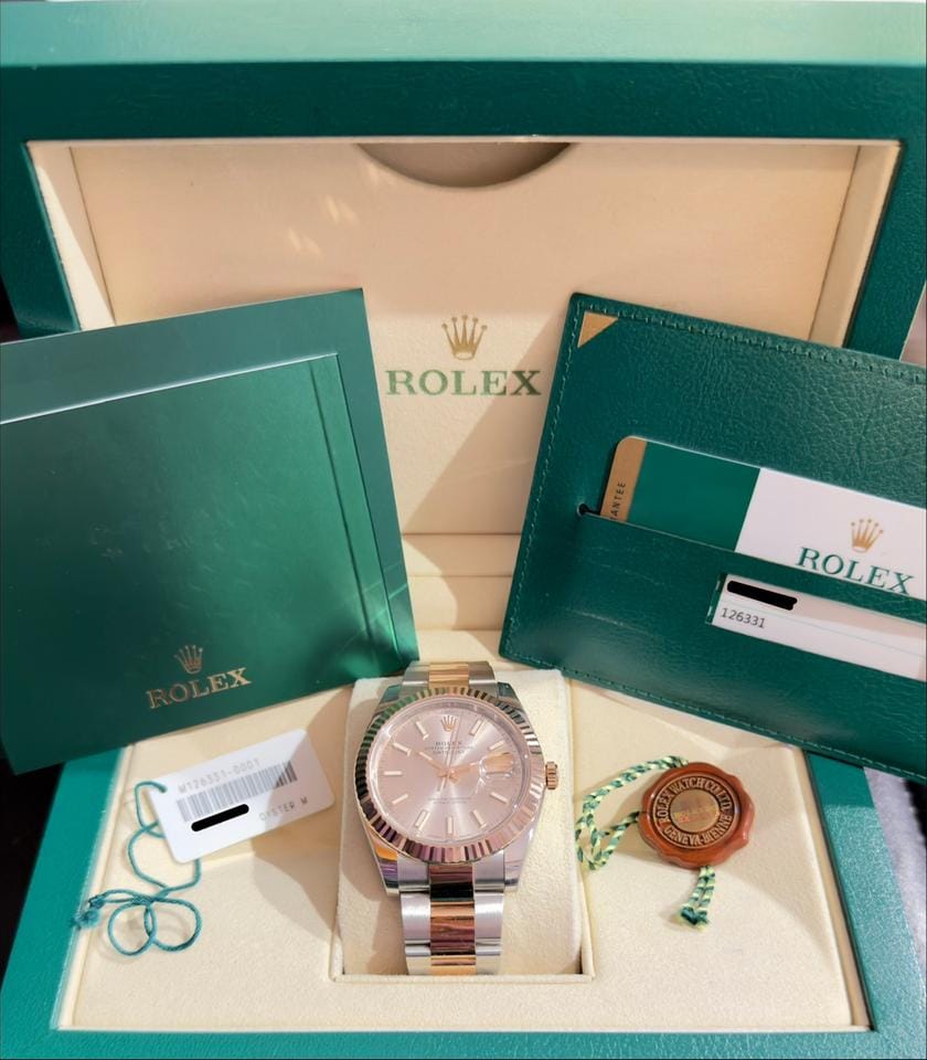 Rolex | Datejust | 126331 | Steel | 41 mm | Gold/Steel | Pink | Automatic