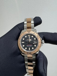 Rolex | Yacht-Master | 268621 | Rose gold | 37 mm | Gold/Steel | Black | Automatic