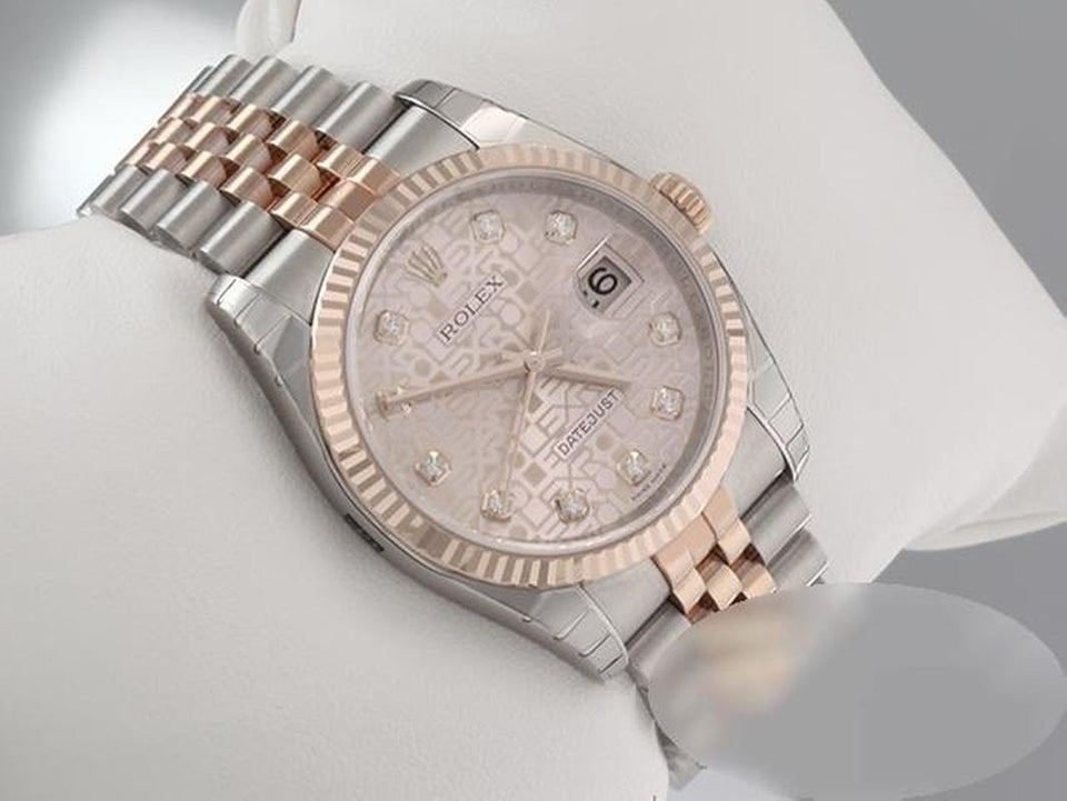 Rolex | Datejust | 116231 | Gold/Steel | 36 mm | Gold/Steel | Pink | Automatic