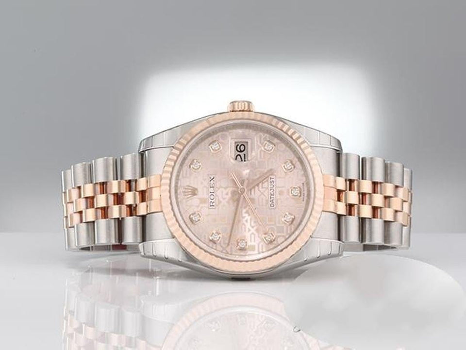 Rolex | Datejust | 116231 | Gold/Steel | 36 mm | Gold/Steel | Pink | Automatic